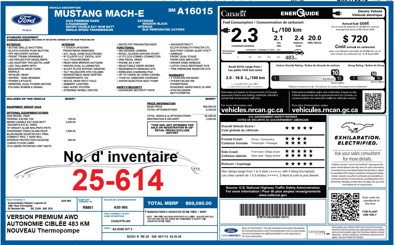 2025 Ford Mustang Mach-E - Image 9