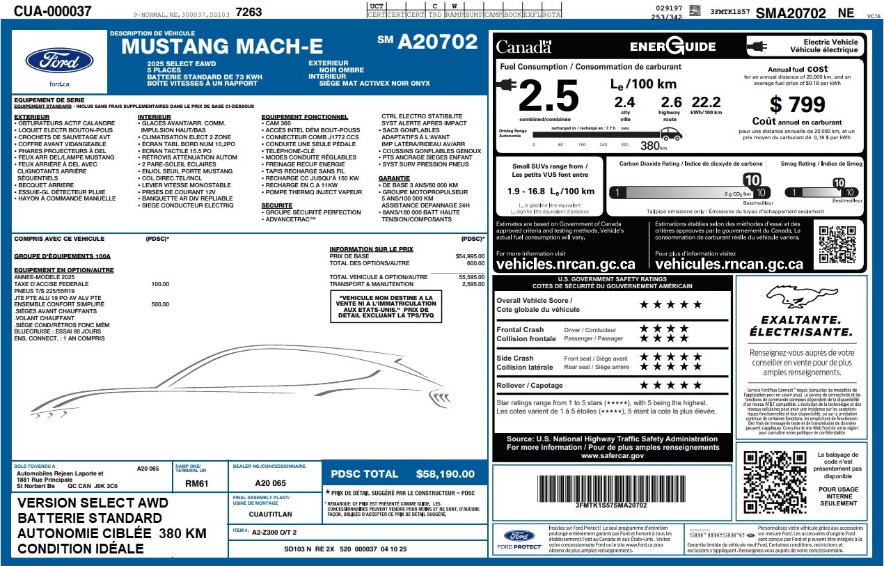 2025 Ford Mustang Mach-E - Image 14