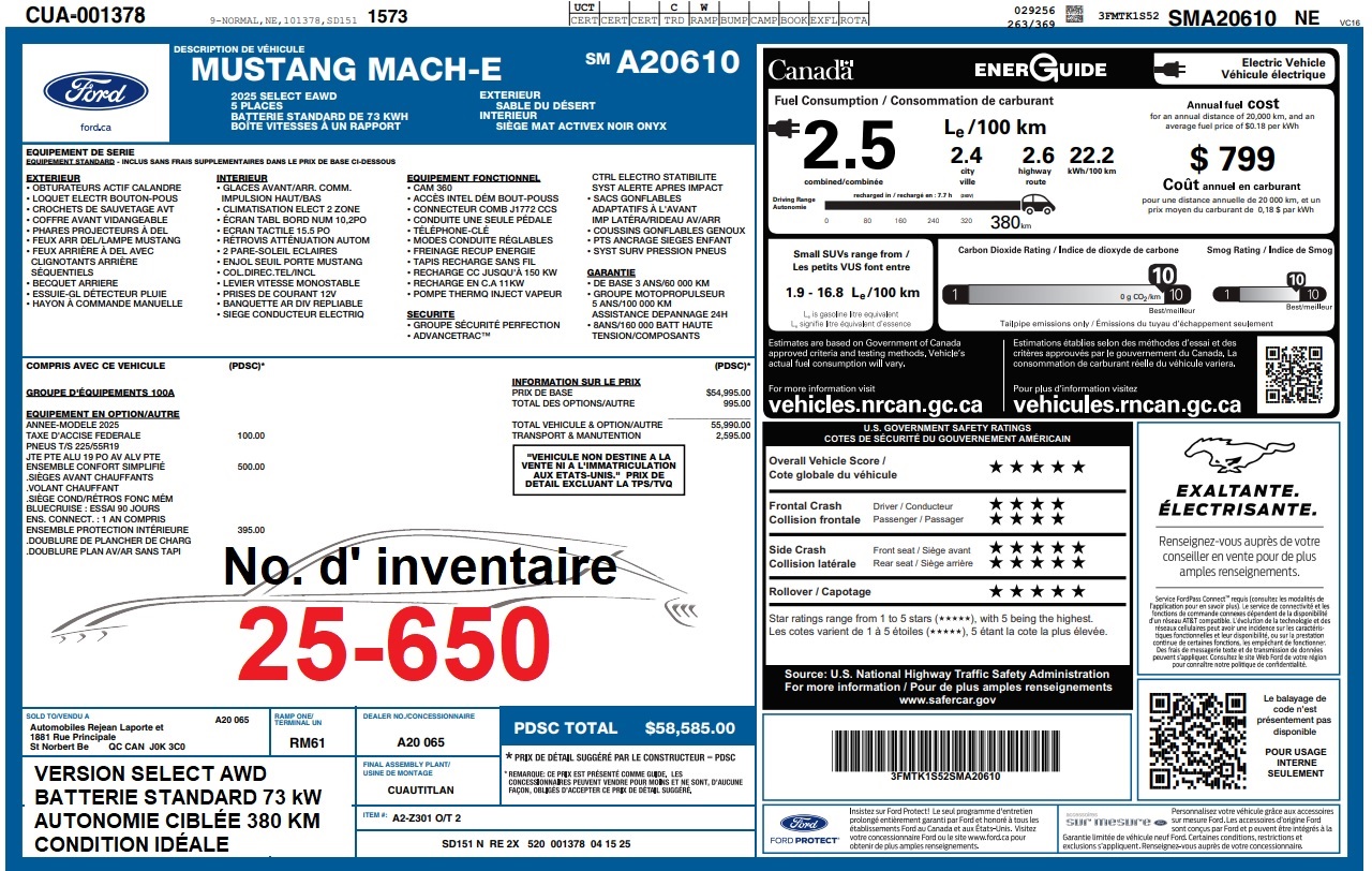 2025 Ford Mustang Mach-E - Image 16