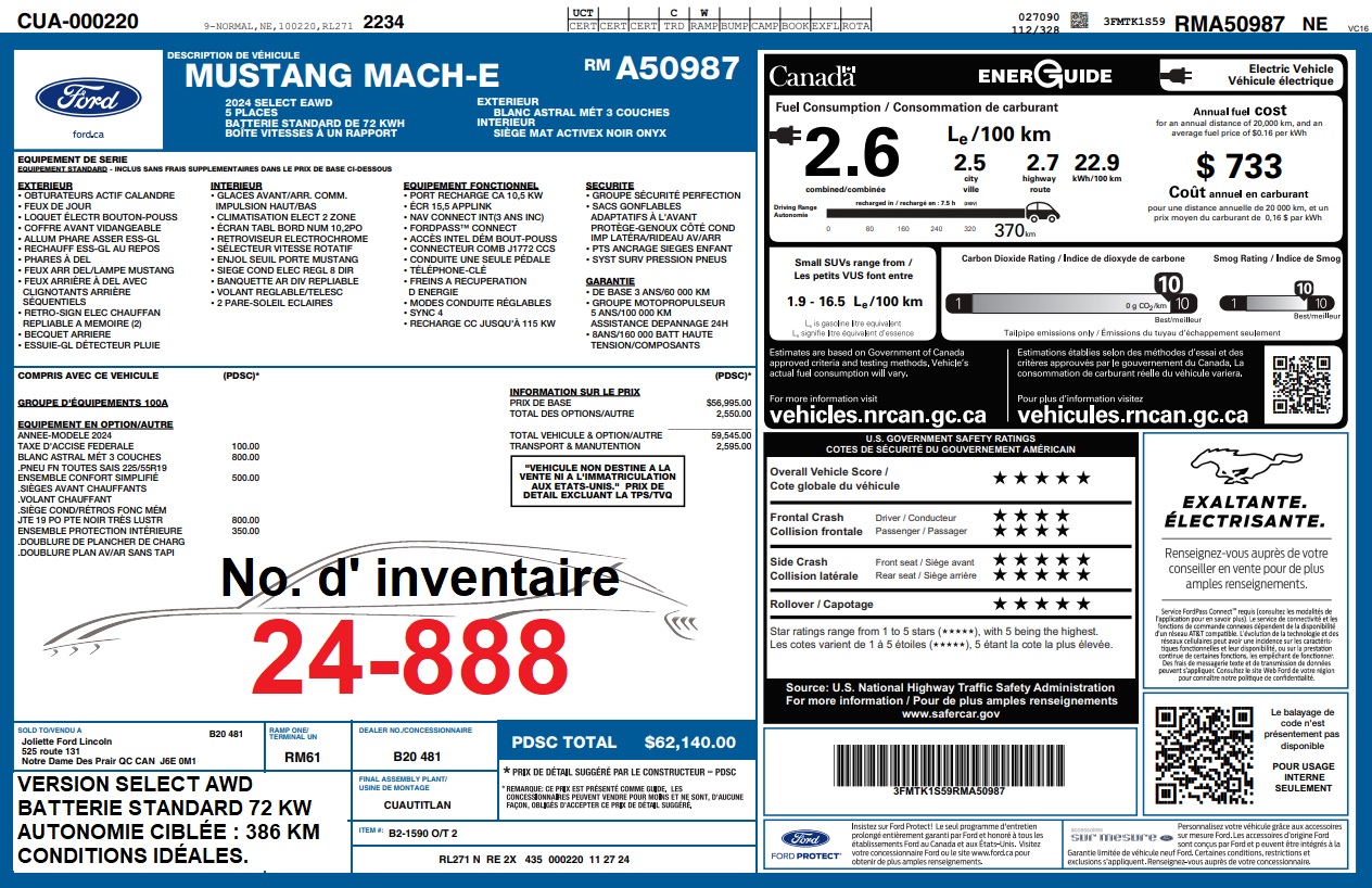 2024 Ford Mustang Mach-E - Image 18