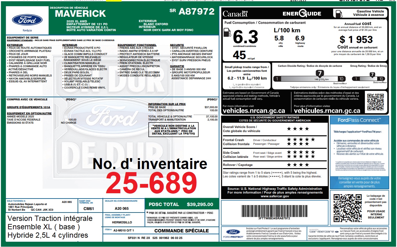 2025 Ford Maverick - Image 9