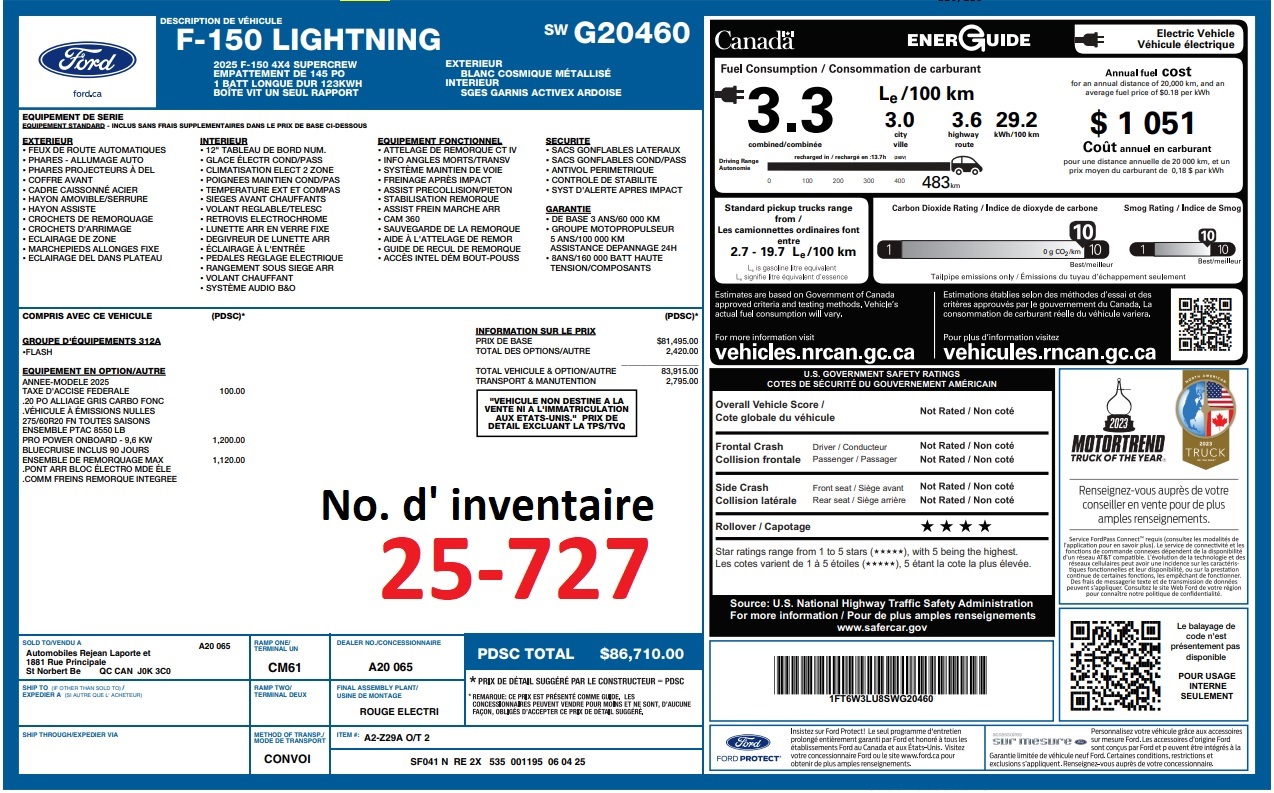 2025 Ford F-150 Lightning - Image 11