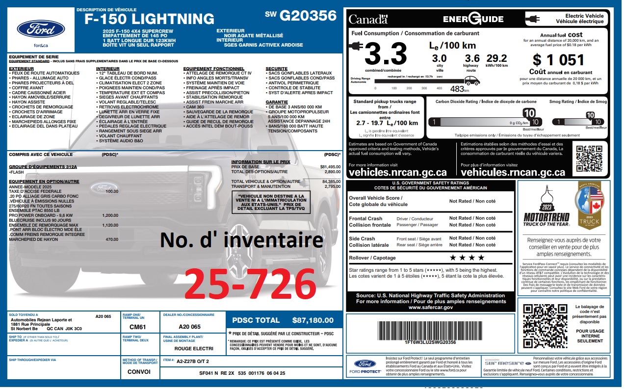 2025 Ford F-150 Lightning - Image 12