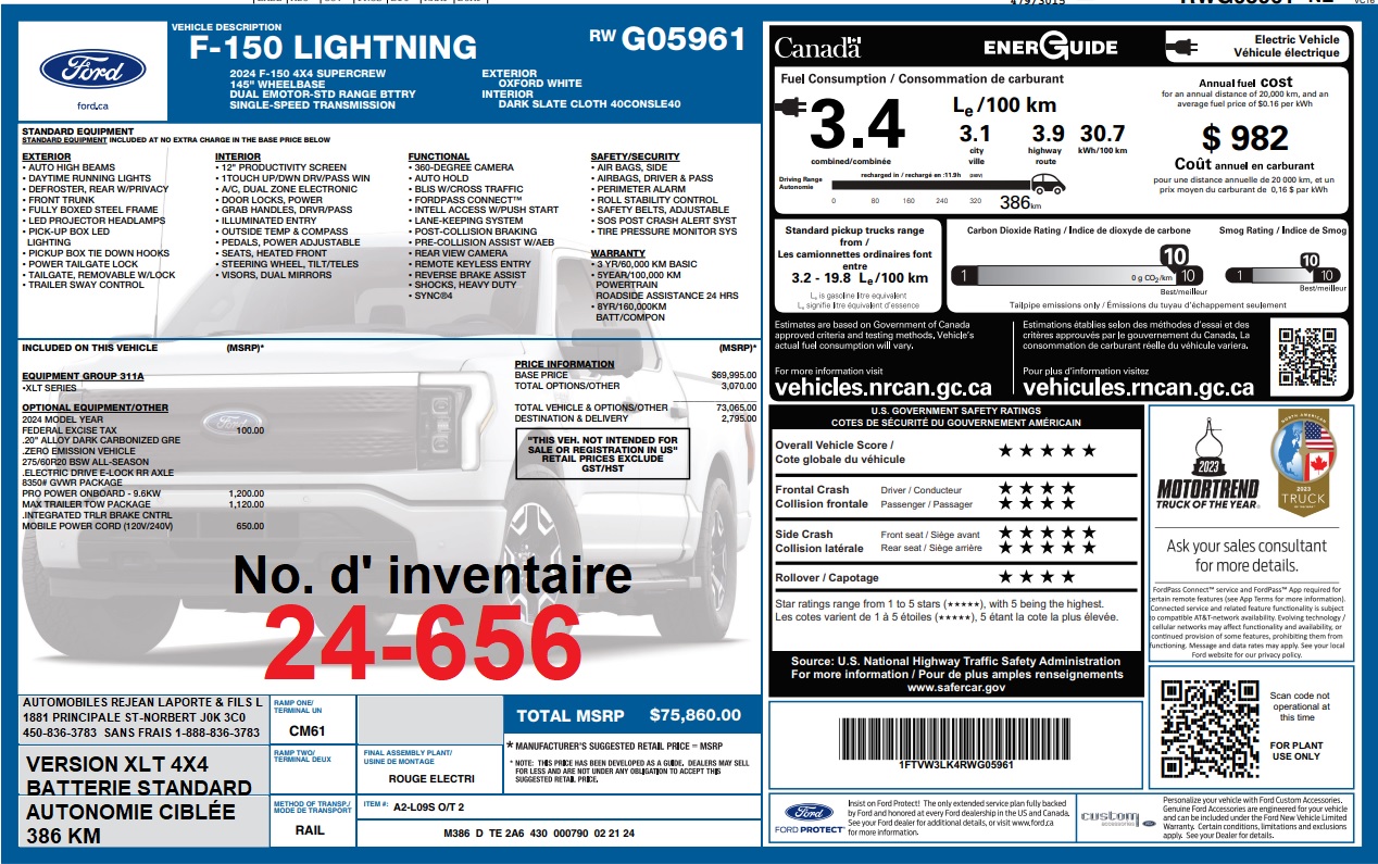 2024 Ford F-150 Lightning - Image 9