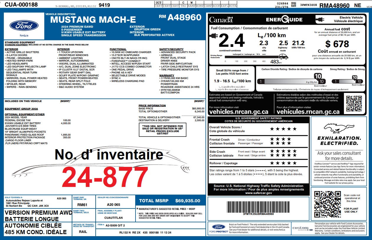 2024 Ford Mustang Mach-E - Image 9