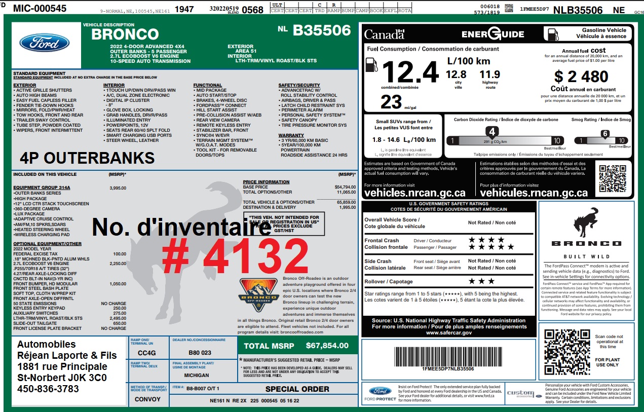 2022 Ford Bronco - Image 14