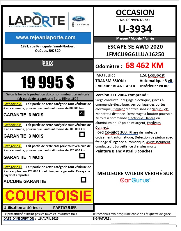 2020 Ford Escape - Image 17