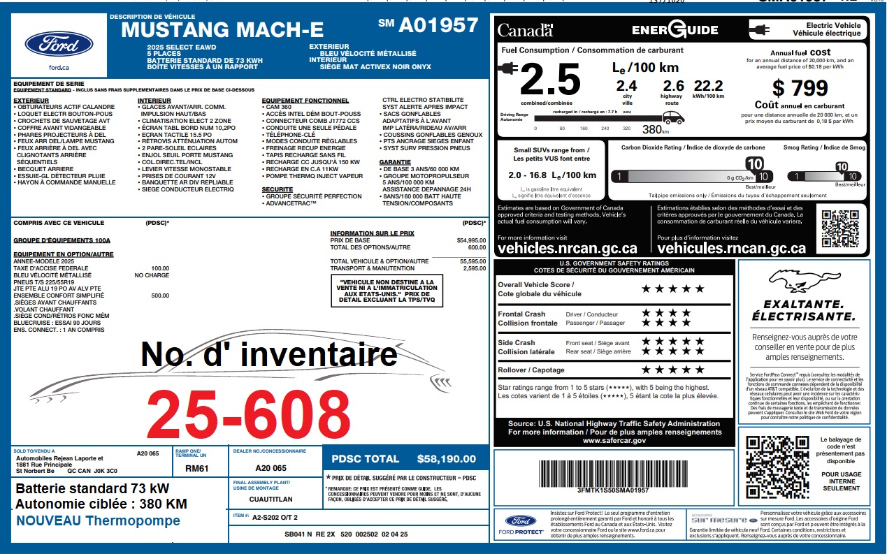 2025 Ford Mustang Mach-E - Image 9